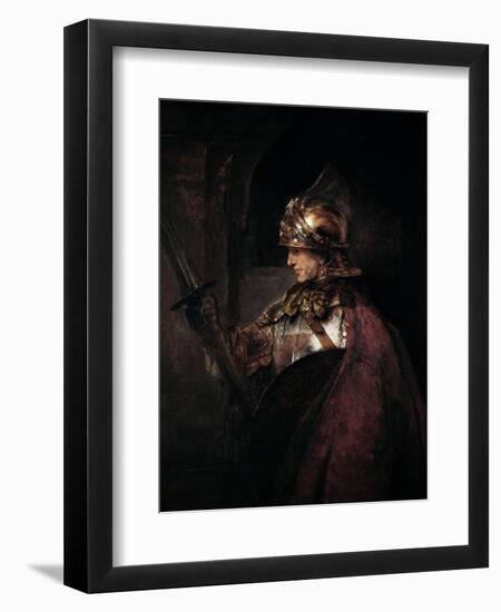 A Man in Armour, 1655-Rembrandt van Rijn-Framed Giclee Print