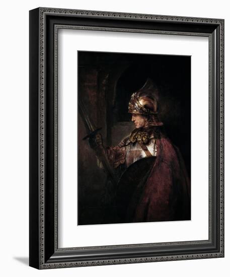 A Man in Armour, 1655-Rembrandt van Rijn-Framed Giclee Print