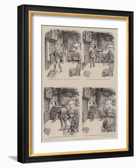 A Man of Resource-William Ralston-Framed Giclee Print