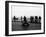 A Man on a Lambretta Scooter, Taking Part in the Daily Express Rally, 1953-null-Framed Photographic Print