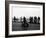 A Man on a Lambretta Scooter, Taking Part in the Daily Express Rally, 1953-null-Framed Photographic Print