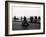 A Man on a Lambretta Scooter, Taking Part in the Daily Express Rally, 1953-null-Framed Photographic Print