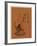 [A Man or Monk Seated, Seen from Behind 1 Drawing-null-Framed Giclee Print