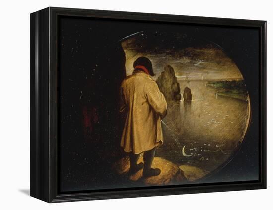 A Man Pissing on the Moon-Pieter Breugel the Elder-Framed Premier Image Canvas