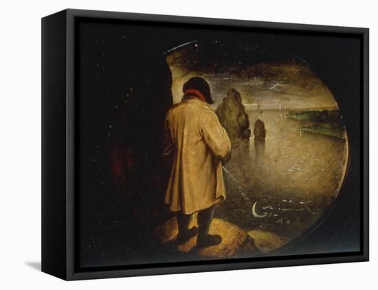 A Man Pissing on the Moon-Pieter Breugel the Elder-Framed Premier Image Canvas