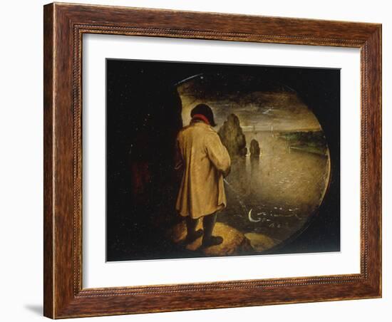 A Man Pissing on the Moon-Pieter Breugel the Elder-Framed Giclee Print