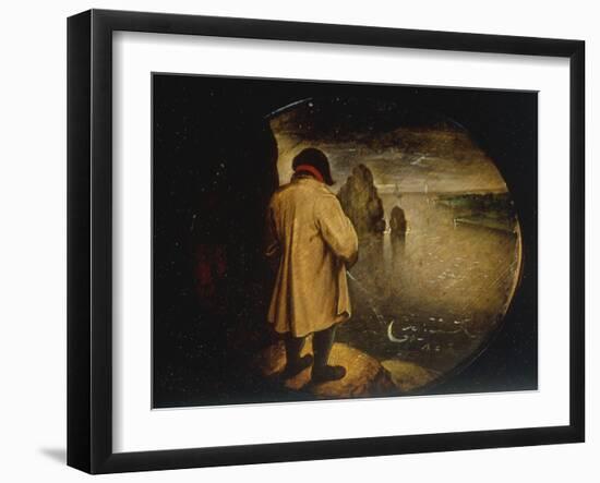 A Man Pissing on the Moon-Pieter Breugel the Elder-Framed Giclee Print