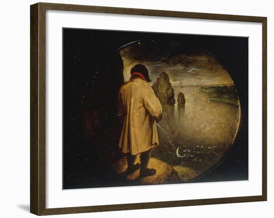 A Man Pissing on the Moon-Pieter Breugel the Elder-Framed Giclee Print