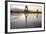 A Man Playing a Saxophone in Front of the Eiffel Tower, Paris, France, Europe-Julian Elliott-Framed Photographic Print