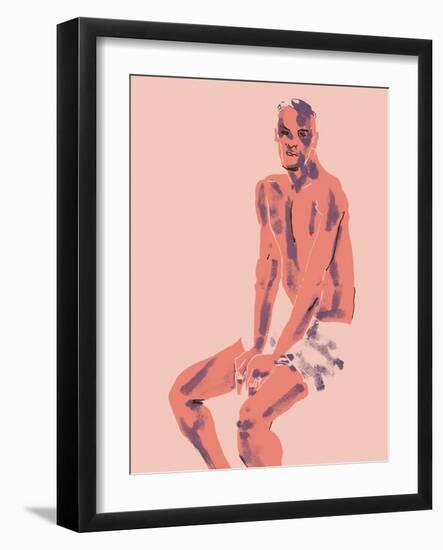 A Man Posing-Francesco Gulina-Framed Photographic Print