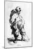 A Man Urinating, 1631 (Eching)-Rembrandt van Rijn-Mounted Giclee Print