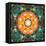 A Mandala from Flower Photographs-Alaya Gadeh-Framed Premier Image Canvas