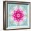 A Mandala from Flowers in Vintage Pastel Tones-Alaya Gadeh-Framed Photographic Print