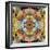 A Mandala Made Out of Flowers and Plants-Alaya Gadeh-Framed Photographic Print