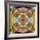 A Mandala Made Out of Flowers and Plants-Alaya Gadeh-Framed Photographic Print