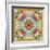 A Mandala Made Out of Flowers and Plants-Alaya Gadeh-Framed Photographic Print