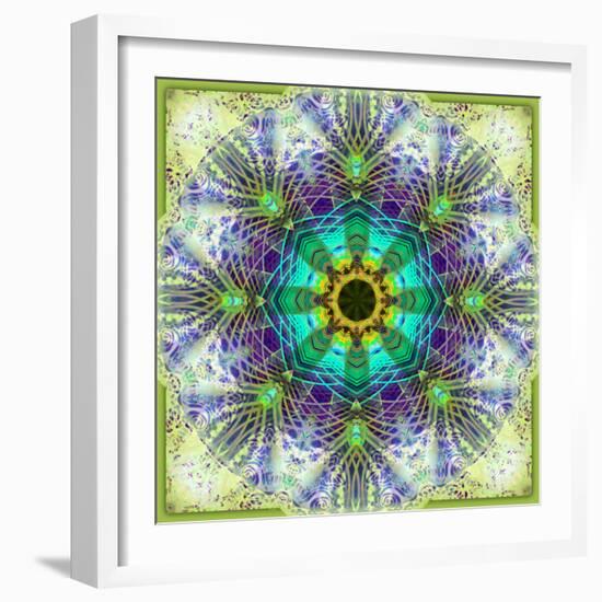 A Mandala Montage Out of Roses and Ornaments-Alaya Gadeh-Framed Photographic Print