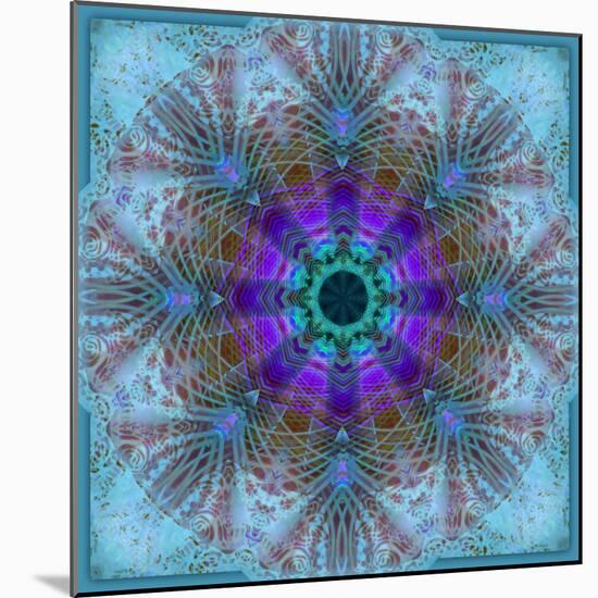 A Mandala Montage Out of Roses and Ornaments-Alaya Gadeh-Mounted Photographic Print