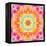 A Mandala Ornament from Flower Photographs, Conceptual Layer Work-Alaya Gadeh-Framed Premier Image Canvas