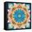 A Mandala Ornament from Flower Photographs, Conceptual Layer Work-Alaya Gadeh-Framed Premier Image Canvas