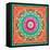 A Mandala Ornament from Flowers and Drawings-Alaya Gadeh-Framed Premier Image Canvas