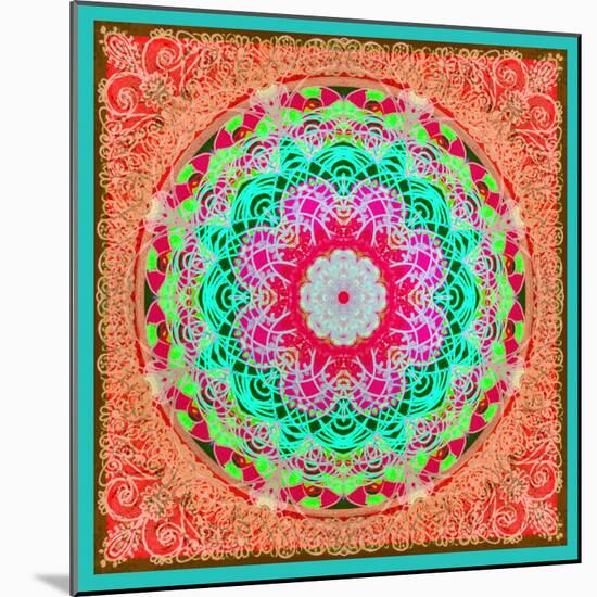 A Mandala Ornament from Flowers and Drawings-Alaya Gadeh-Mounted Photographic Print