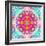 A Mandala Ornament from Flowers, Photograph, Many Layer Artwork-Alaya Gadeh-Framed Photographic Print