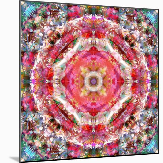 A Mandala Ornament from Flowers, Photograph, Many Layer Artwork-Alaya Gadeh-Mounted Photographic Print