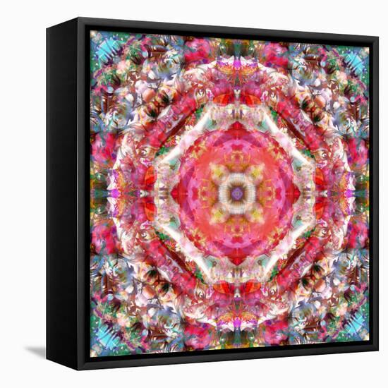 A Mandala Ornament from Flowers, Photograph, Many Layer Artwork-Alaya Gadeh-Framed Premier Image Canvas