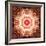 A Mandala Ornament from Flowers, Photography, Layer Artwork-Alaya Gadeh-Framed Photographic Print