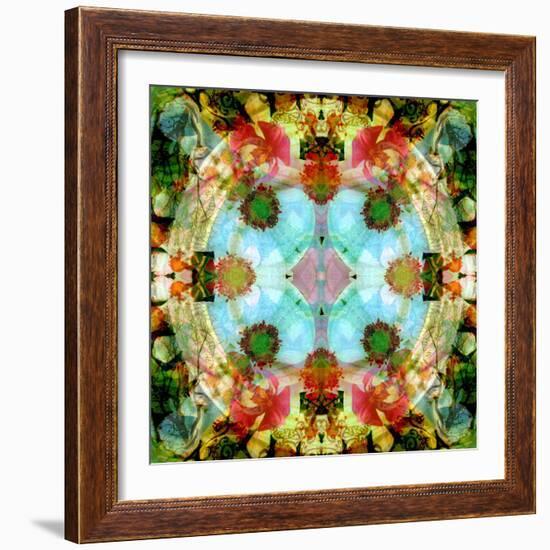 A Mandala Out of Flower a Montage-Alaya Gadeh-Framed Photographic Print