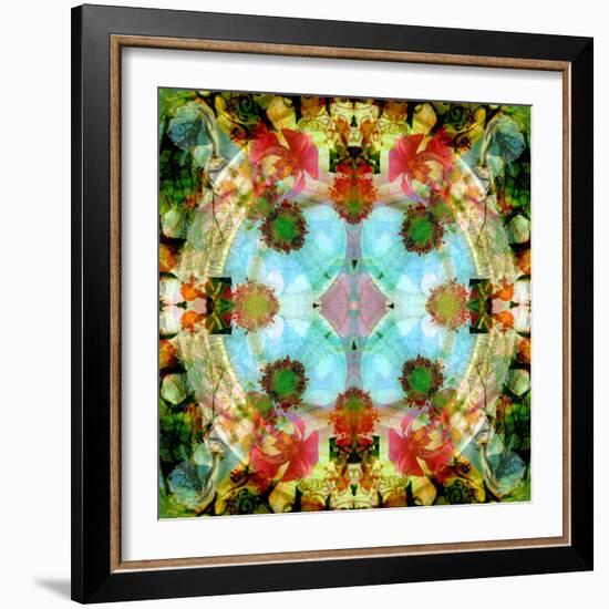 A Mandala Out of Flower a Montage-Alaya Gadeh-Framed Photographic Print