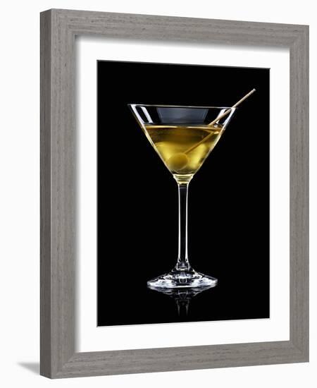 A Manhattan Dry with Olive-Walter Pfisterer-Framed Photographic Print