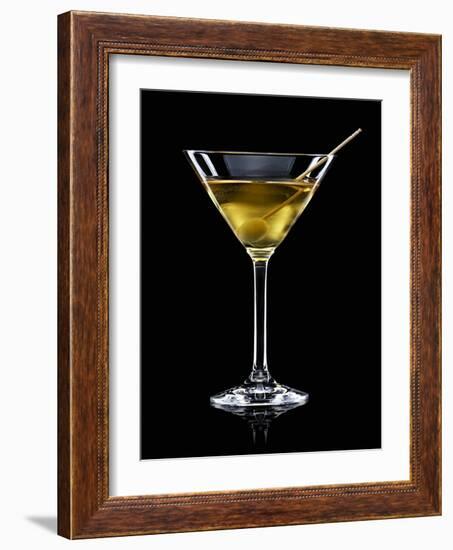 A Manhattan Dry with Olive-Walter Pfisterer-Framed Photographic Print