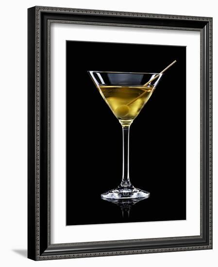 A Manhattan Dry with Olive-Walter Pfisterer-Framed Photographic Print