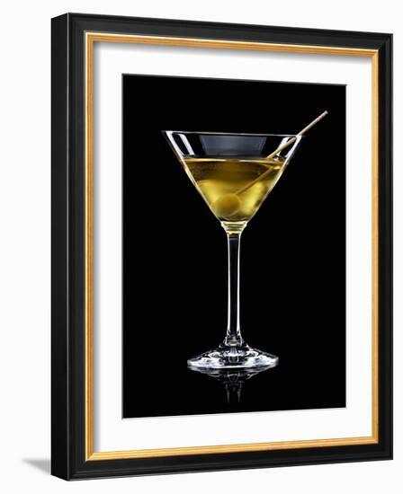 A Manhattan Dry with Olive-Walter Pfisterer-Framed Photographic Print