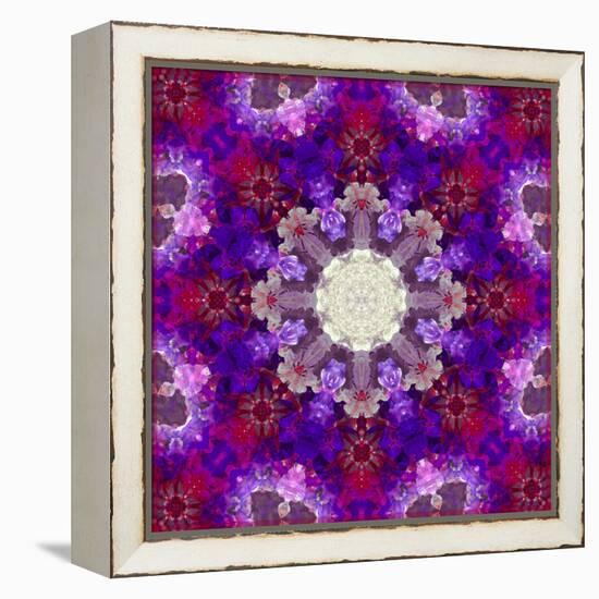 A Many Layered Flower Mandala-Alaya Gadeh-Framed Premier Image Canvas