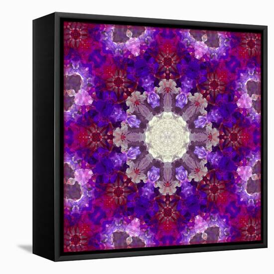 A Many Layered Flower Mandala-Alaya Gadeh-Framed Premier Image Canvas