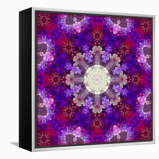 A Many Layered Flower Mandala-Alaya Gadeh-Framed Premier Image Canvas