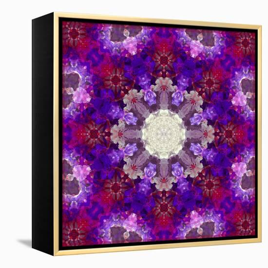 A Many Layered Flower Mandala-Alaya Gadeh-Framed Premier Image Canvas