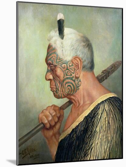 A Maori Warrior-Charles Frederick Goldie-Mounted Giclee Print