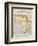 A Map of Africa to Illustrate the Travels of David Livingstone-null-Framed Giclee Print