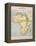 A Map of Africa to Illustrate the Travels of David Livingstone-null-Framed Premier Image Canvas