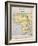 A Map of Africa to Illustrate the Travels of David Livingstone-null-Framed Giclee Print