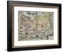 A Map Of Iceland-Abraham Ortelius-Framed Giclee Print