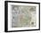 A Map of Westmorland and Cumberland, 1576-Christopher Saxton-Framed Giclee Print