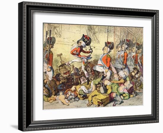 'A March to the Bank', 1787-James Gillray-Framed Giclee Print