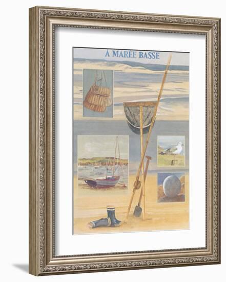 A Maree Basse-Laurence David-Framed Art Print