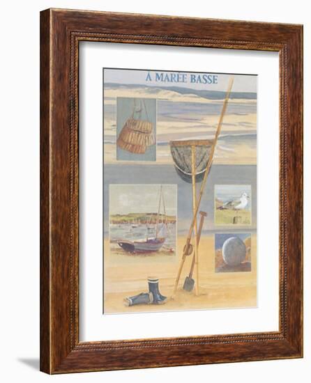 A Maree Basse-Laurence David-Framed Art Print