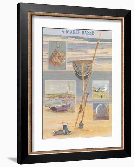 A Maree Basse-Laurence David-Framed Art Print